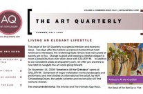 Fall Edition of Art Quarterly is now online