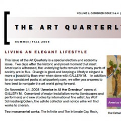 Fall Edition of Art Quarterly is now online
