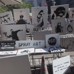 Banksy NYC Street Art Turns To Main Street