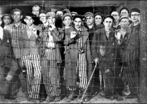 Buchenwald Prisoners, 1945 by Bourke White