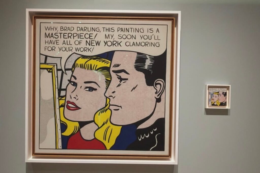 NYC art exhibitions fall 2026: Roy Lichtenstein, Masterpiece, 1962, installed in Roy Lichtenstein: Like New at the Whitney Museum of American Art